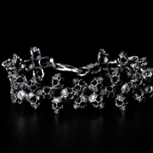 Bracciale Trama di Teschi
