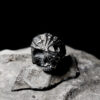 Anello Spiderman in argento 925 con teschio e ragnatela — Collezione Avengers Plexibones